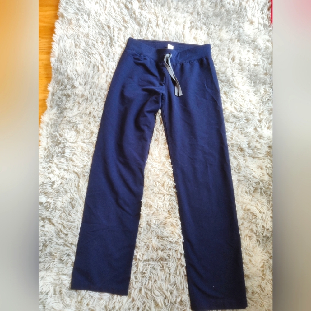 Figs Navy Blue Straight Leg Scrub Pants